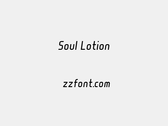Soul Lotion