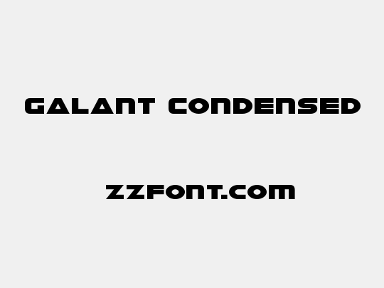 Galant Condensed
