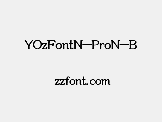 YOzFontN-ProN-B
