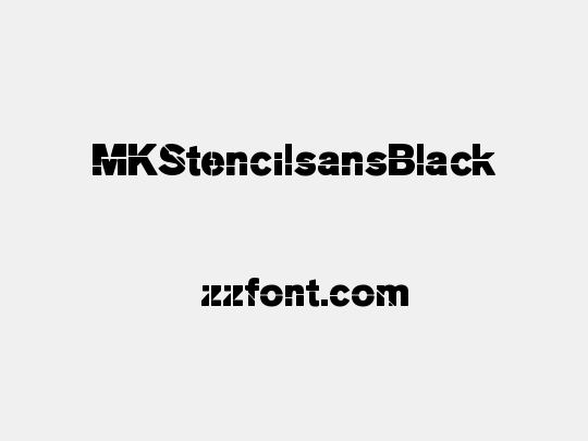 MKStencilsansBlack