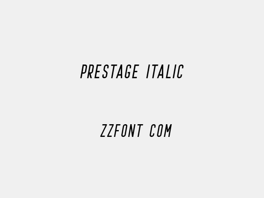 Prestage Italic