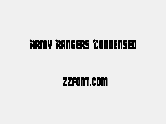 Army Rangers Condensed