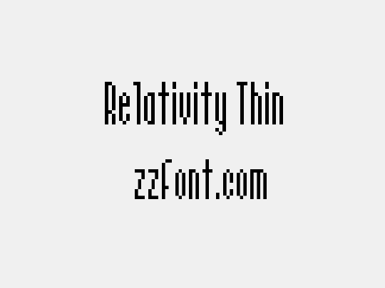 Relativity Thin