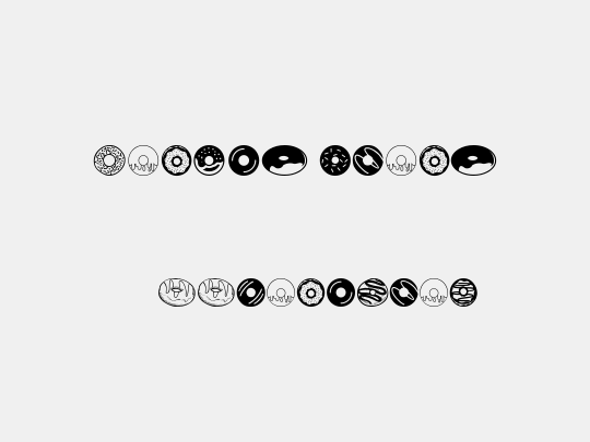Donuts Icons