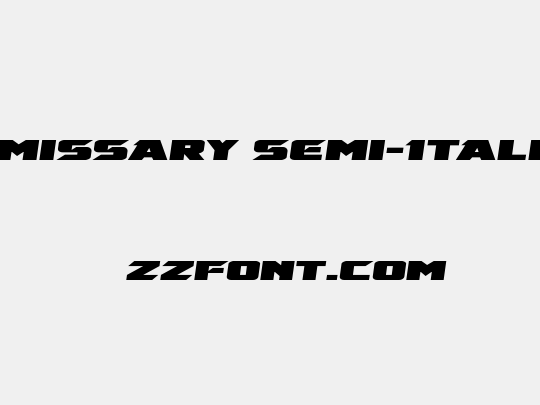 Emissary Semi-Italic