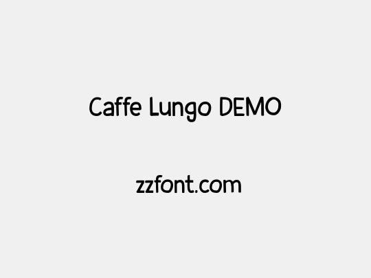 Caffe Lungo DEMO