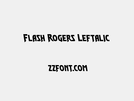 Flash Rogers Leftalic