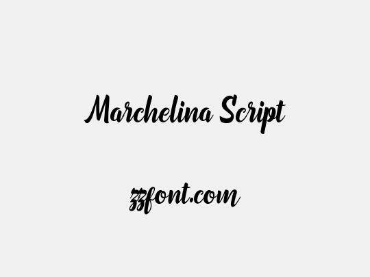 Marchelina Script