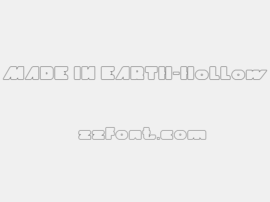 MADE IN EARTH-Hollow