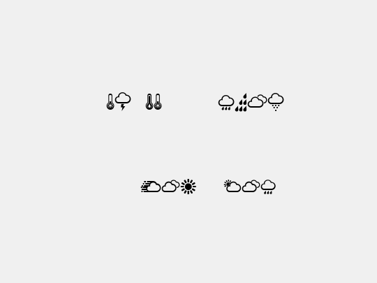 Weather Symbols