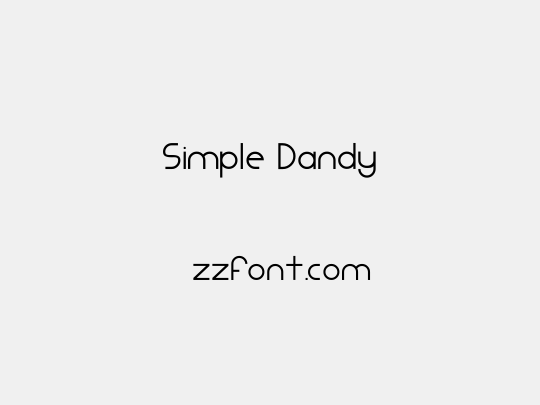 Simple Dandy
