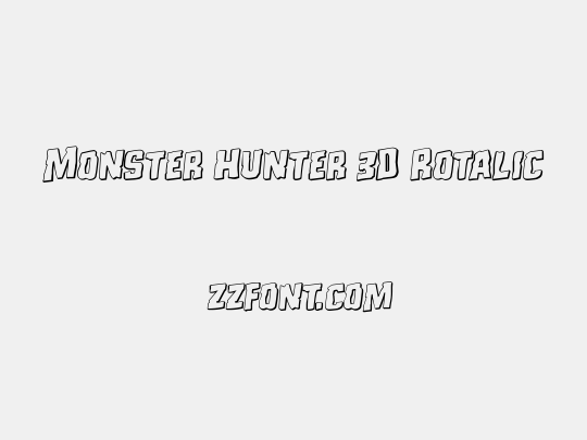 Monster Hunter 3D Rotalic