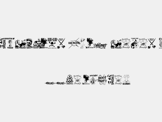 stencilpunks band logos 0001