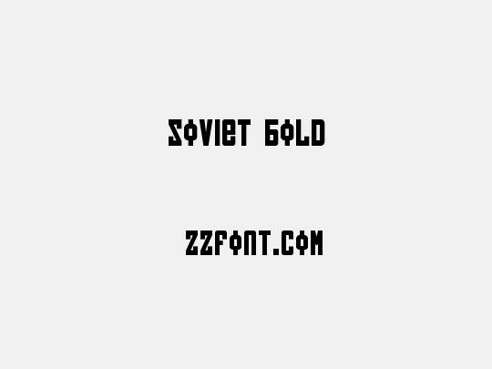 Soviet Bold
