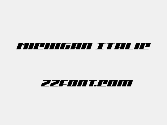 Michigan Italic