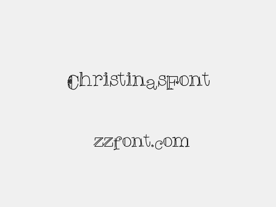 ChristinasFont