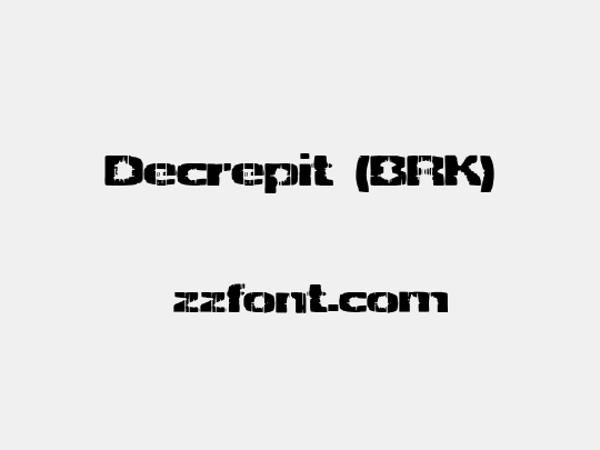 Decrepit (BRK)