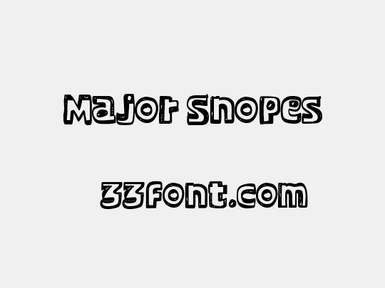 Major Snopes
