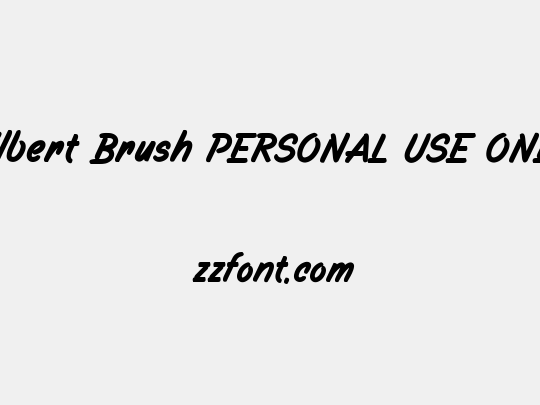 Filbert Brush PERSONAL USE ONLY