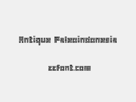 Antique Paleoindonesia