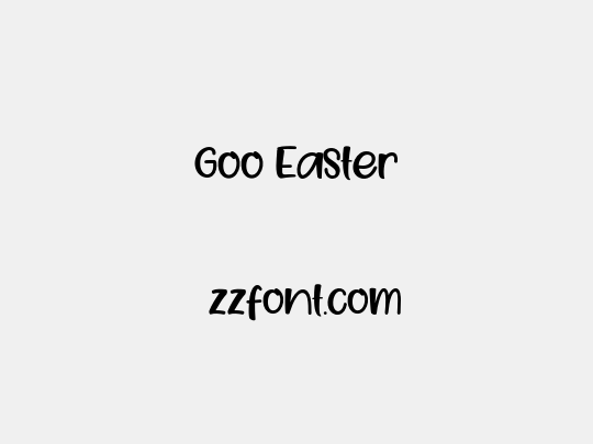 Goo Easter