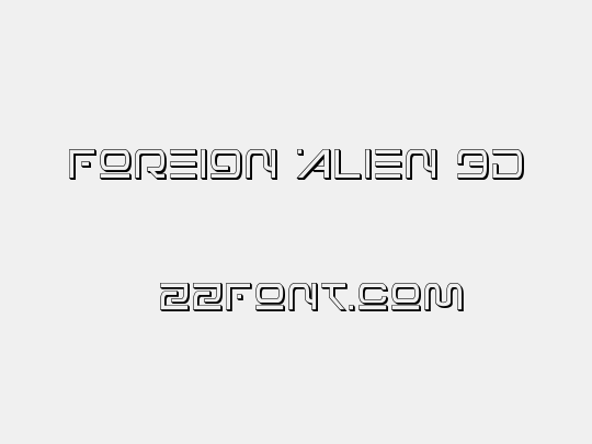 Foreign Alien 3D