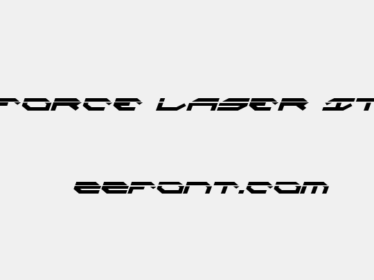 Taskforce Laser Italic