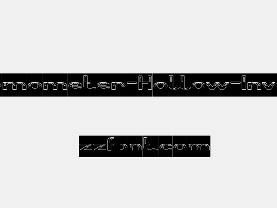 Thermometer-Hollow-Inverse