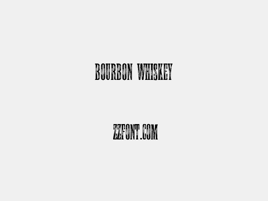 Bourbon whiskey