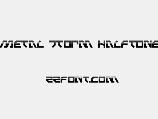 Metal Storm Halftone