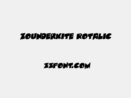 Zounderkite Rotalic