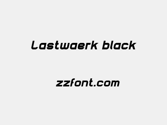 Lastwaerk black