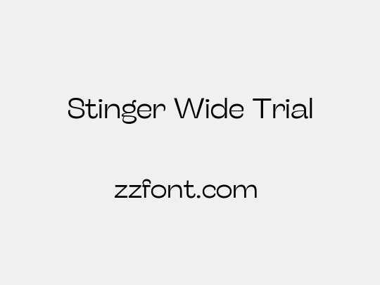 Stinger Wide Trial