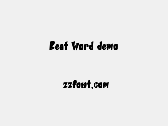 Beat Word demo
