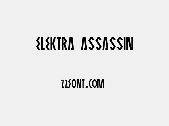 ELEKTRA ASSASSIN