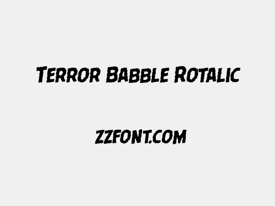 Terror Babble Rotalic