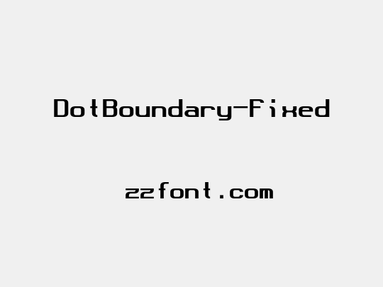 DotBoundary-Fixed
