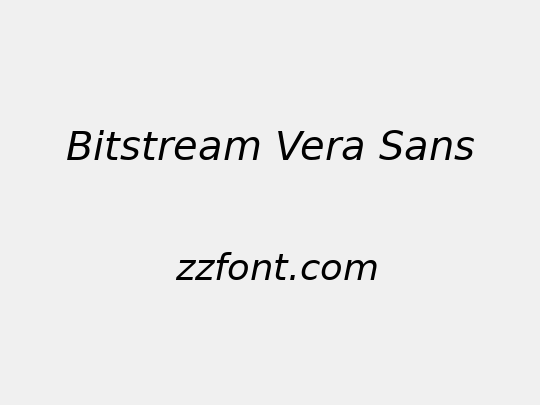 Bitstream Vera Sans