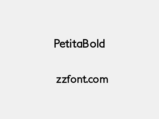 PetitaBold