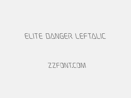 Elite Danger Leftalic