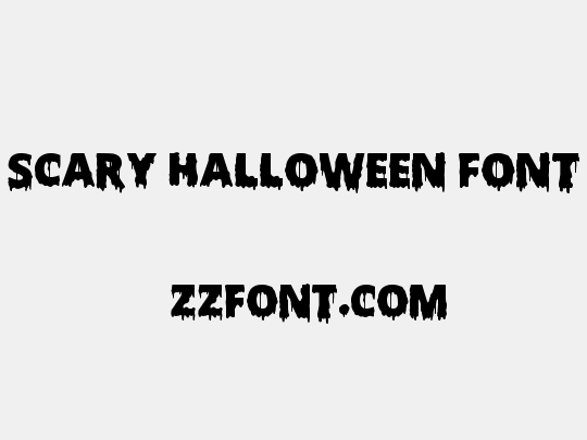 Scary Halloween Font