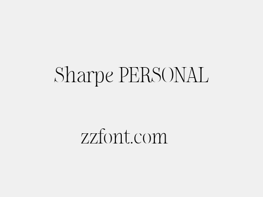 Sharpe PERSONAL