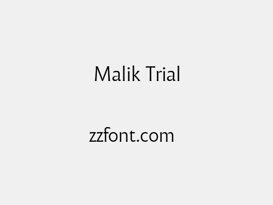 Malik Trial