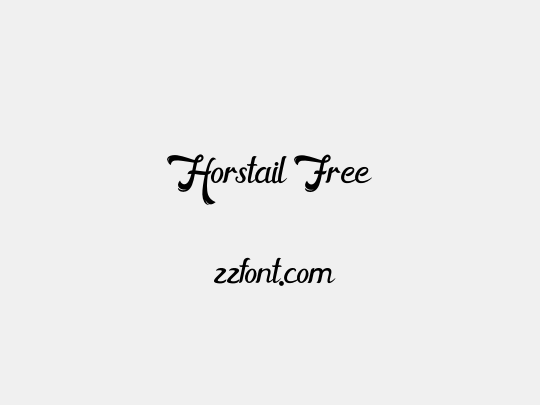 Horstail Free