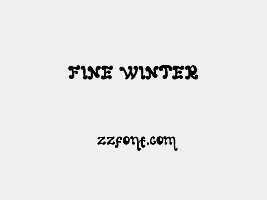 FINE WINTER