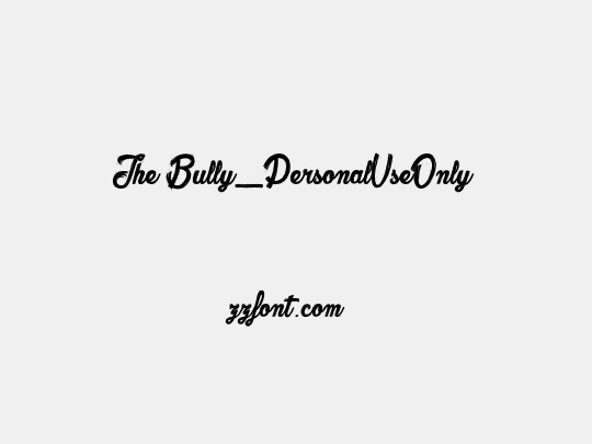 The Bully_PersonalUseOnly
