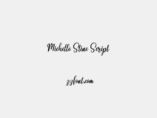 Michelle Stine Script