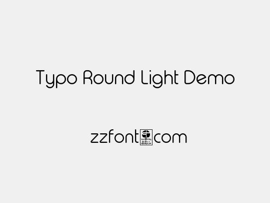 Typo Round Light Demo
