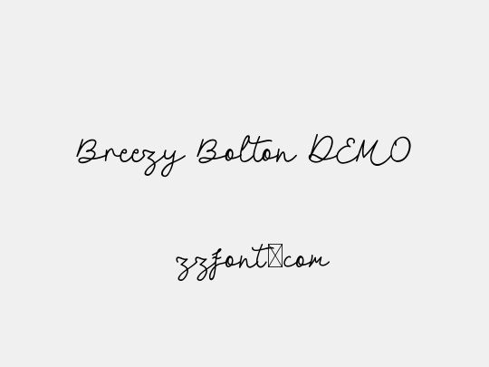 Breezy Bolton DEMO