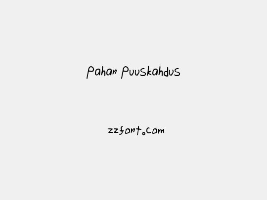 Pahan Puuskahdus